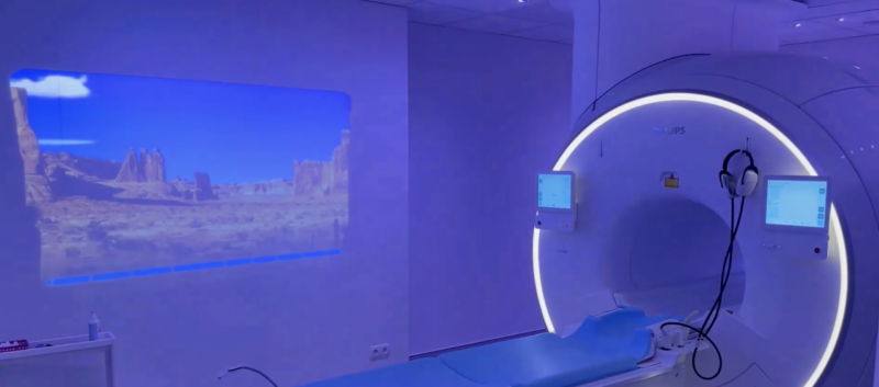 MRI Ambient experience projektor Klinika Famivel Bezručova